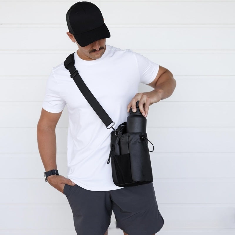 large capacity magnetic suction portable and versatile fitness kettle pannier bag