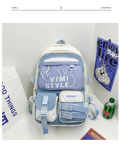 female junior high school student large capacity good looking backpack