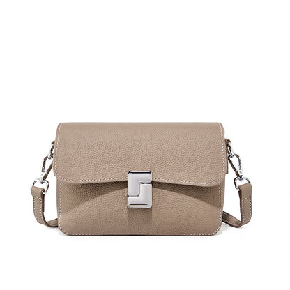 genuine leather square bag women