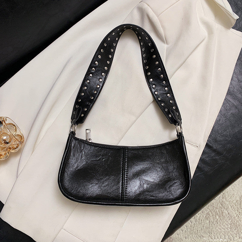 glossy laser dumpling bag high grade versatile shoulder bag