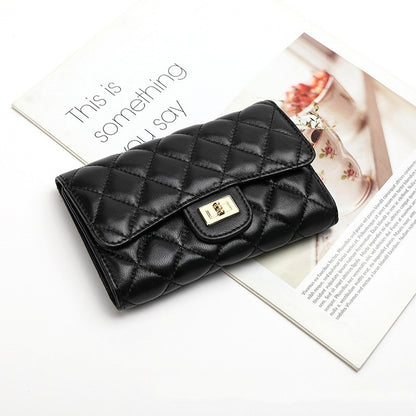 full sheepskin womens wallet fashion