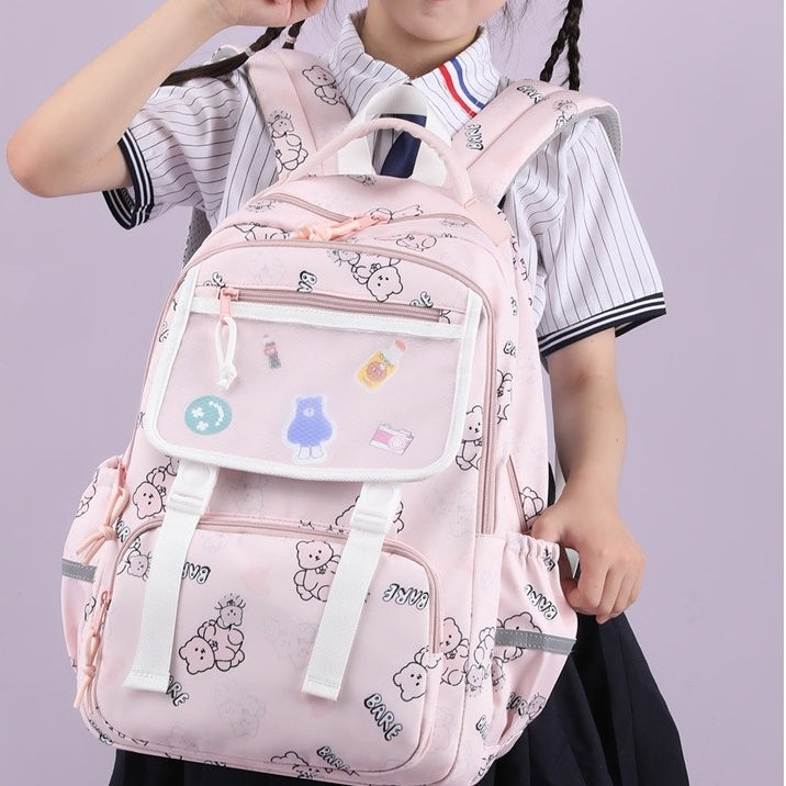 primary school cute super cute printed schoolbag