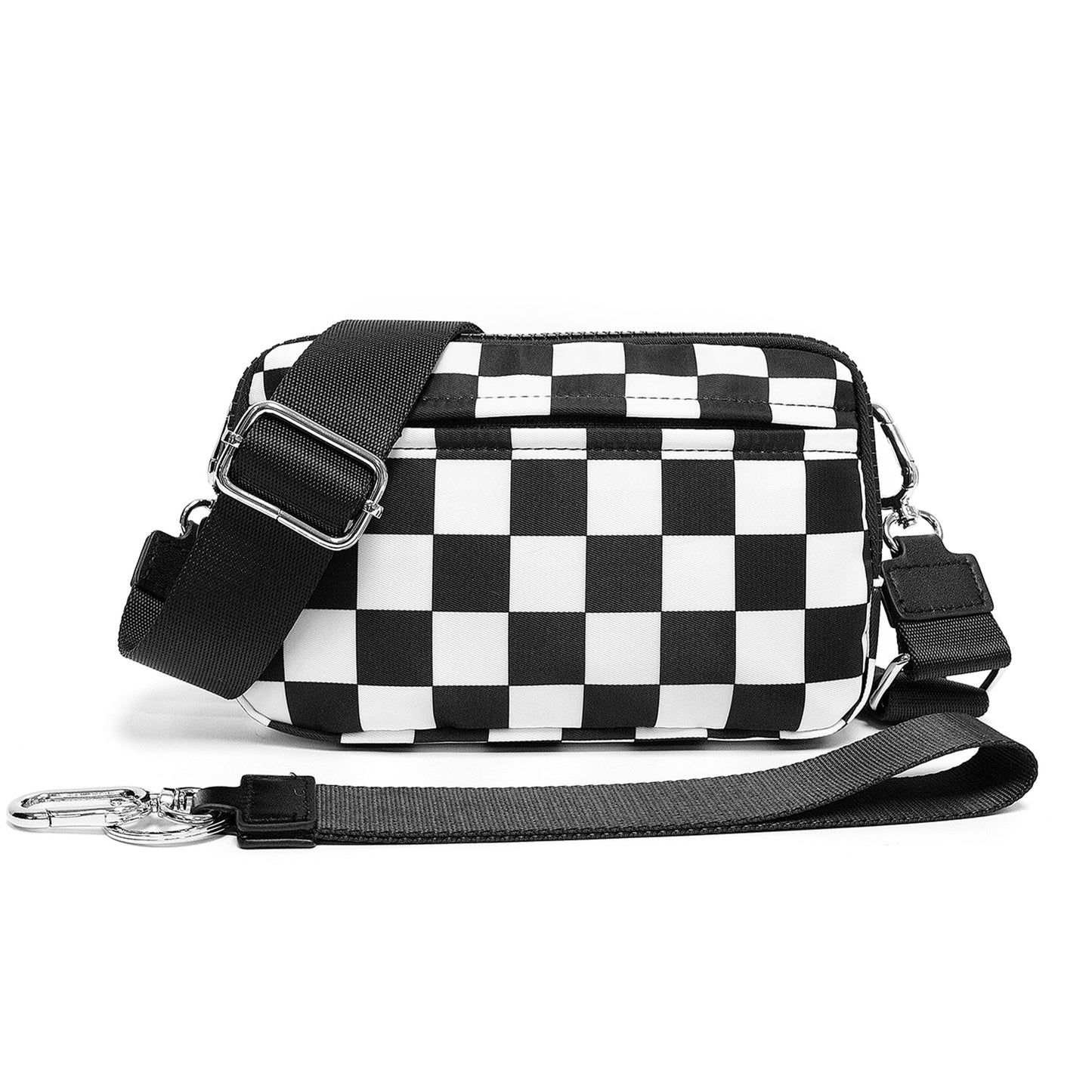 Double-layer Polyester Waterproof Outdoor Sports Running Crossbody Waist Bag