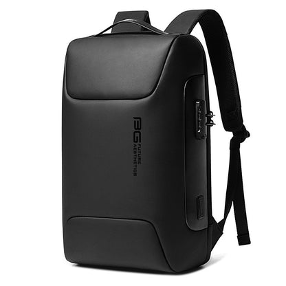 mens waterproof computer bag business commute college student usb anti theft