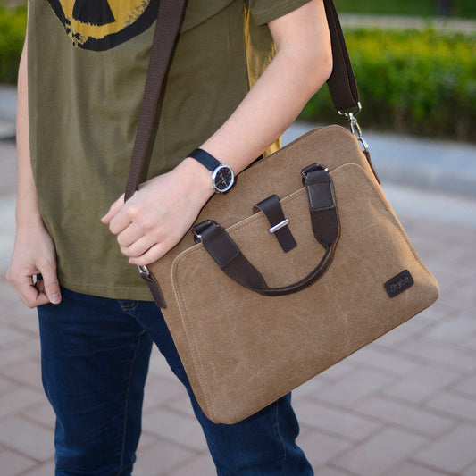 tote bag mens simple briefcase fashion canvas