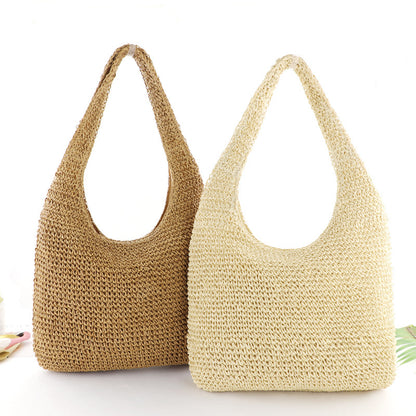 womens simple fashion woven bag