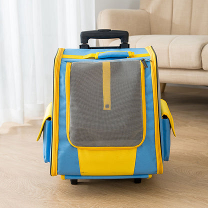 cat-bag-portable-pet-trolley-backpack-breathable-trolley-case