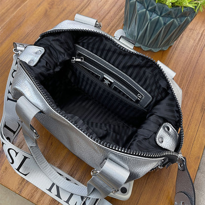 ripped chain portable messenger bag for women
