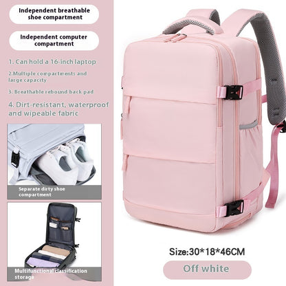 large capacity mens backpack lightweight short trip