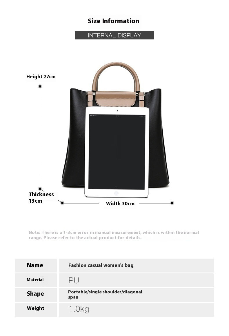 urban simple stylish textured handbag