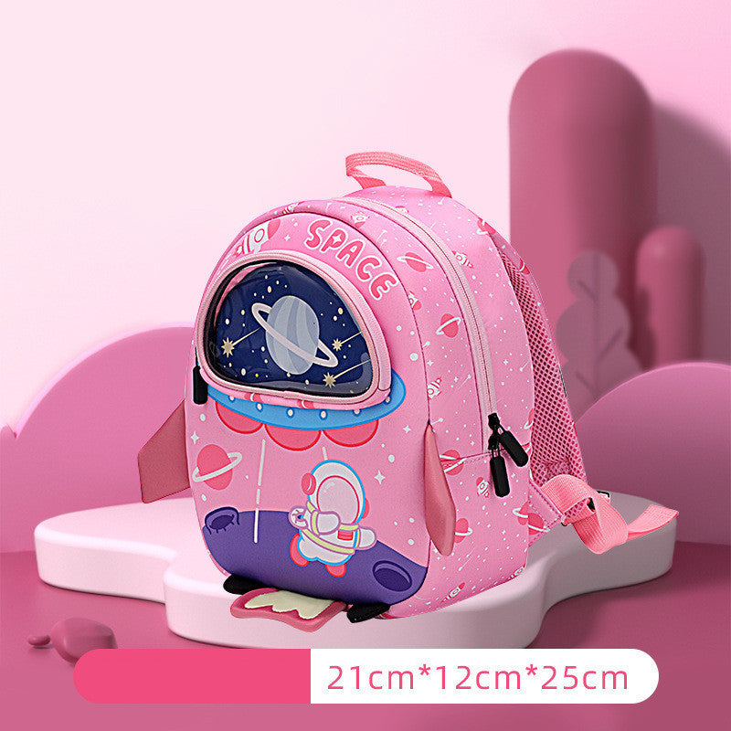 breathable trend astronaut kindergarten anti lost backpack