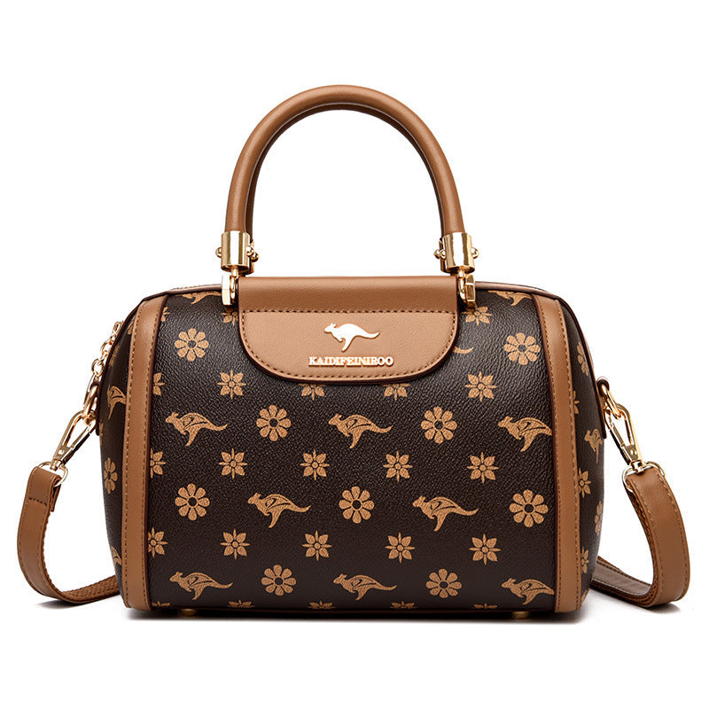 womens fashionable printed shoulder bag