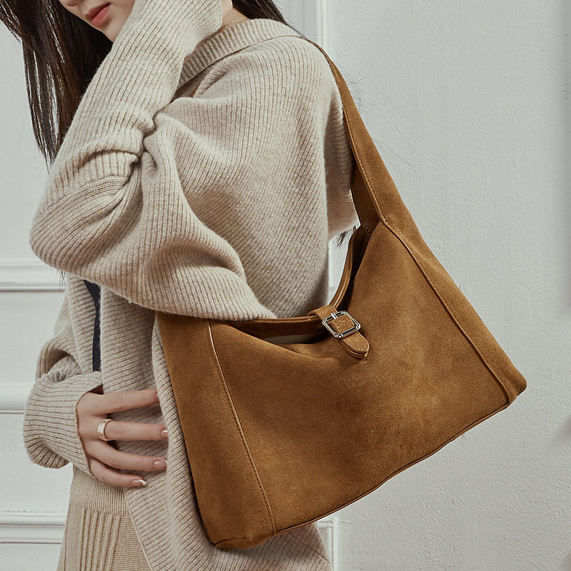 Vintage High-end Underarm Bag Made From Premium
