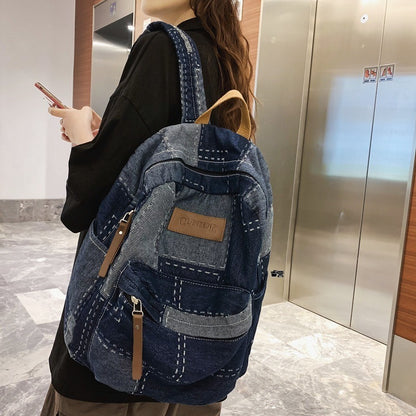 mens and womens fashion high school large capacity backpack