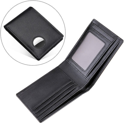 fashion men leather tracker wallet