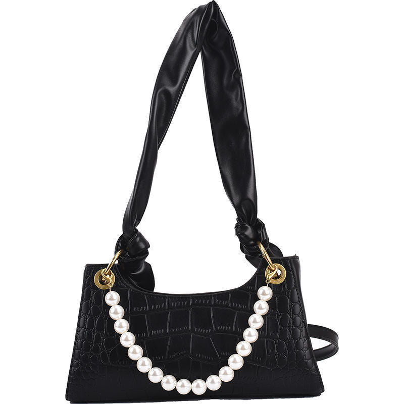 new trendy french pearl handbag