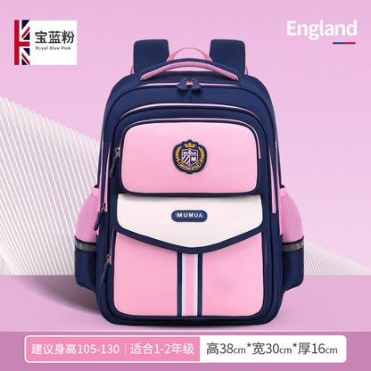 primary school student waterproof spine protection waist support large capacity backpack oxford cloth for boys and girls