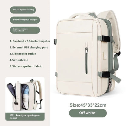 scalable new business travel large capacity computer schoolbag women