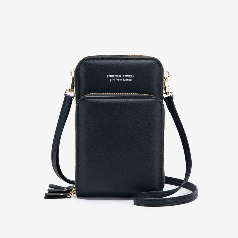crossbody bag women tri fold pockets phone bags