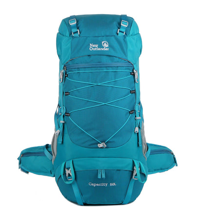 outdoor mountaineering bag 50l large capacity nylon travel camping hiking mountaineering backpack