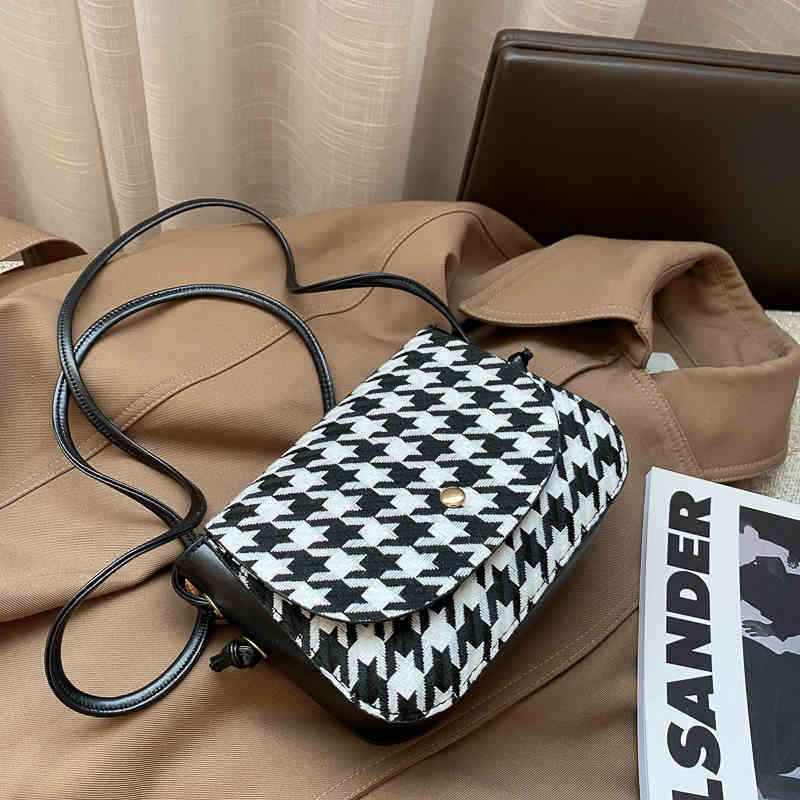 autumn and winter french saddle bag for women
