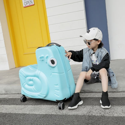 Children Can Sit On The Trolley Ride Suitcase