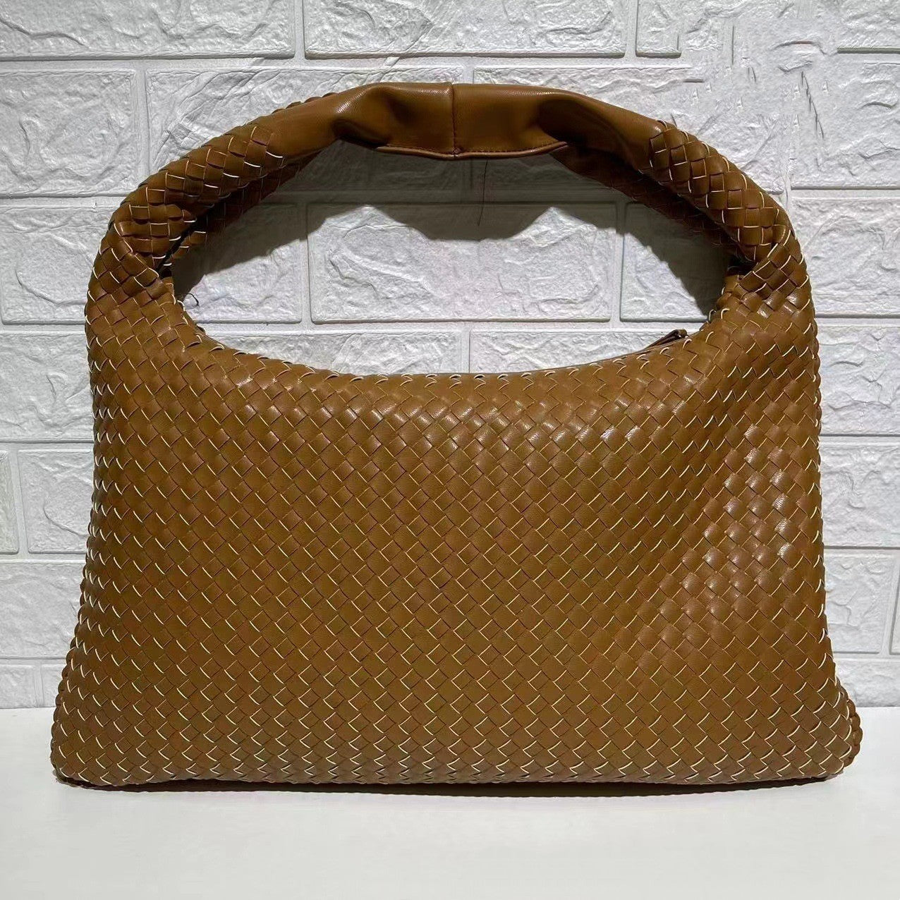 woven bag womens large large capacity shoulder handbag