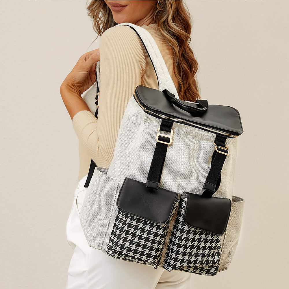 womens fashion multifunctional with diaper pad large capacity travel backpack