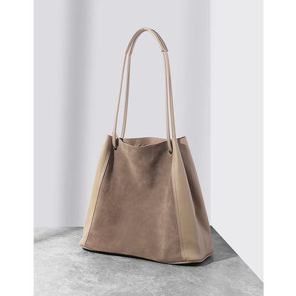 womens cowhide portable shoulder messenger bag
