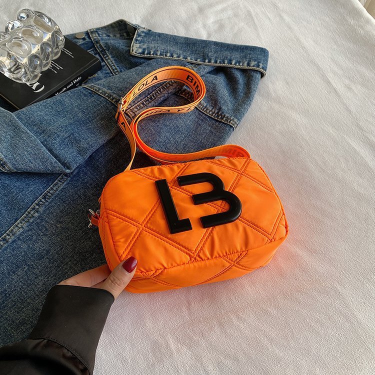 solid color small square bags women fashion underarm bag rhombic sewing shoulder messenger bags