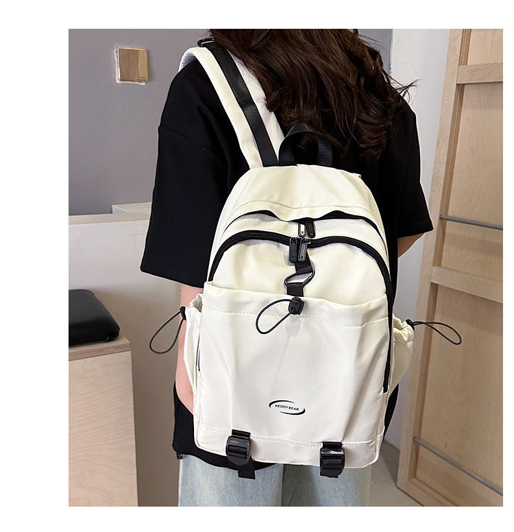 printed backpack fashion campus class school bag