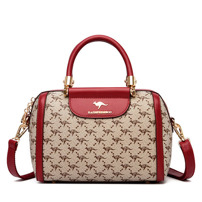 womens fashionable printed shoulder bag