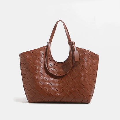 Womens Niche Fashion Commuter Large-Capacity Shoulder Under-Arm Bag