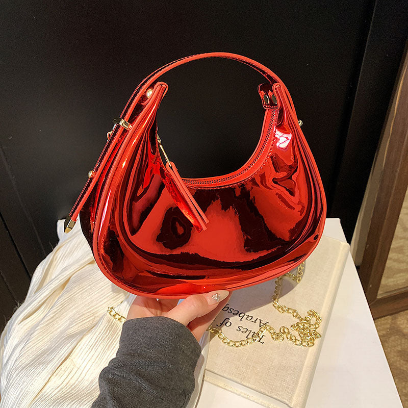 womens fashionable candy colored shoulder bag