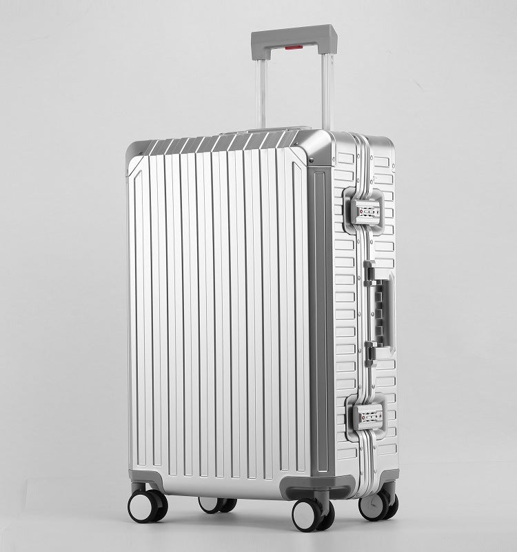 all aluminum magnesium alloy trolley case business luggage