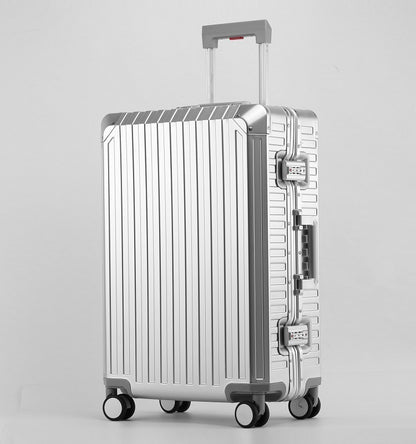 all aluminum magnesium alloy trolley case business luggage