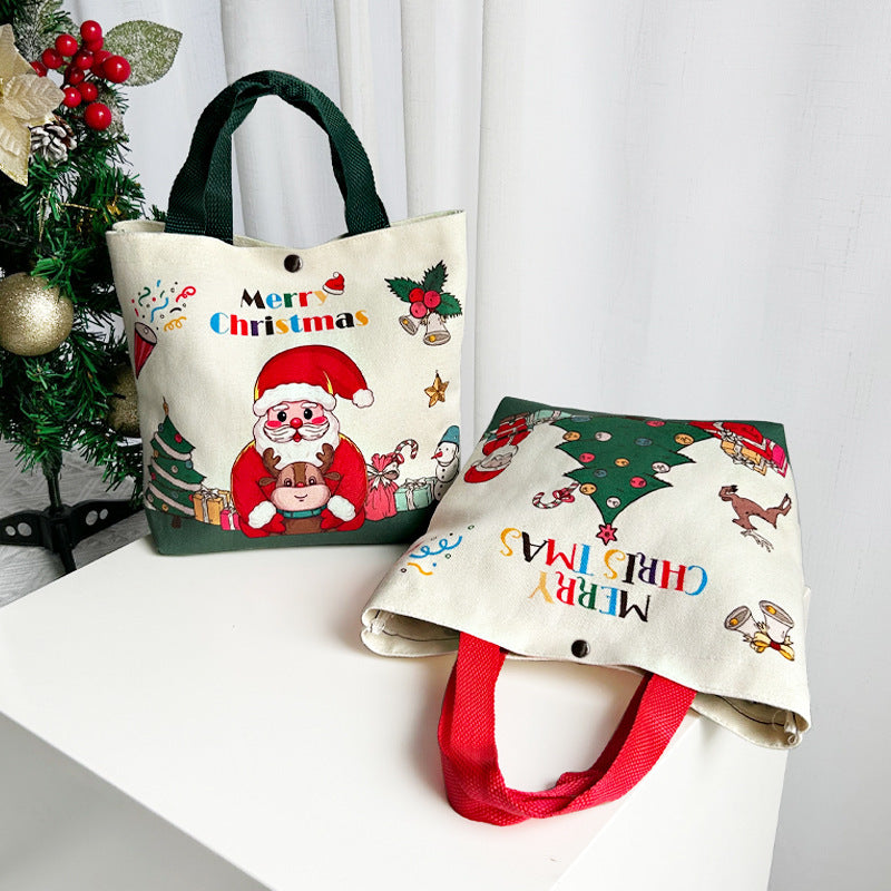 cartoon-santa-snowman-tote-canvas-bag