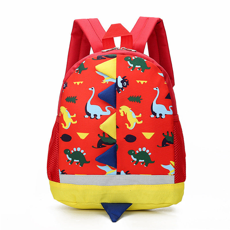 cartoon dinosaur childrens bag kindergarten schoolbag mens and womens backpack