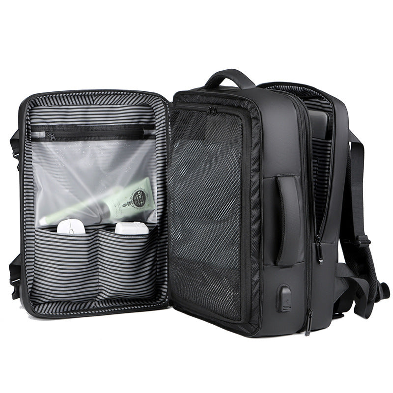 multifunctional large capacity extended waterproof business computer backpack