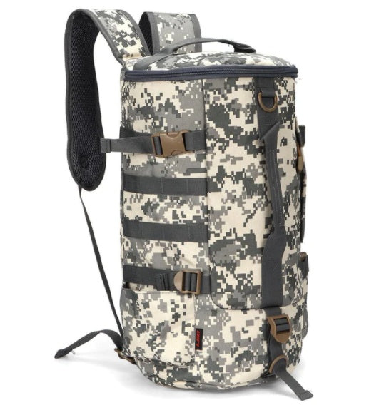 cylindrical fishing gear backpack cylindrical rod satchel