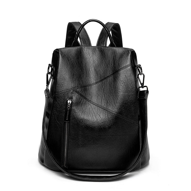 womens simple fashion large capacity casual backpack