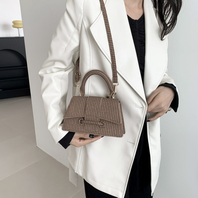 french fashion casual simple western style simple fashion shoulder messenger bag