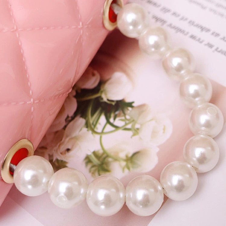 candy colored mini shoulder bags with pearls handbag women