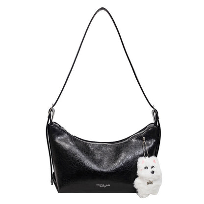 Solid-color Minimalist Elegant Underarm Single-shoulder Crossbody Bag