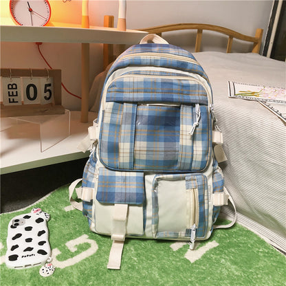 high school student schoolbag backpack