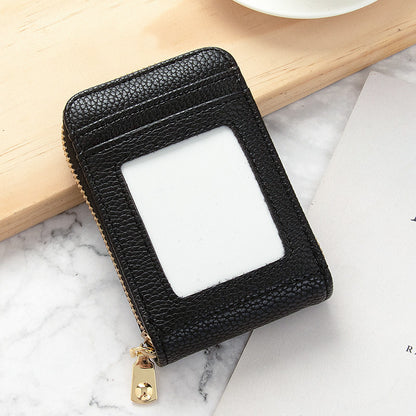 card holder womens anti degaussing mini and simple multi function
