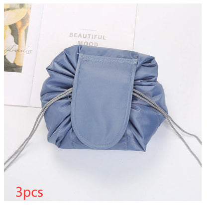 lazy drawstring cosmetic bag buggy bag