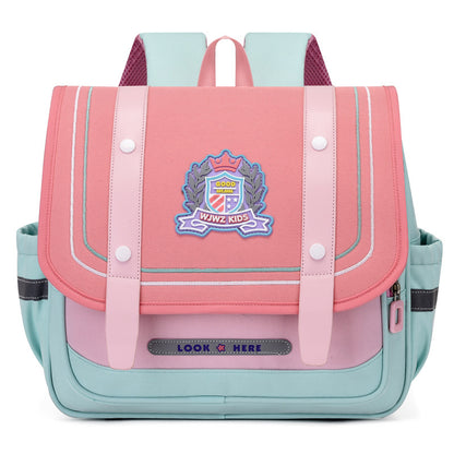 elementary school student schoolbag british style boys and girls burden reduction children backpack