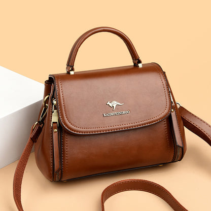 Retro High-end Textured Tote And Shoulder Bag