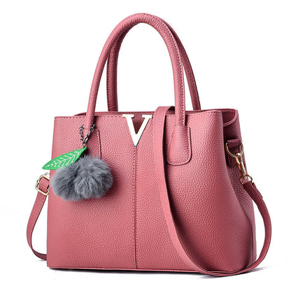 new lychee pattern handbag large capacity